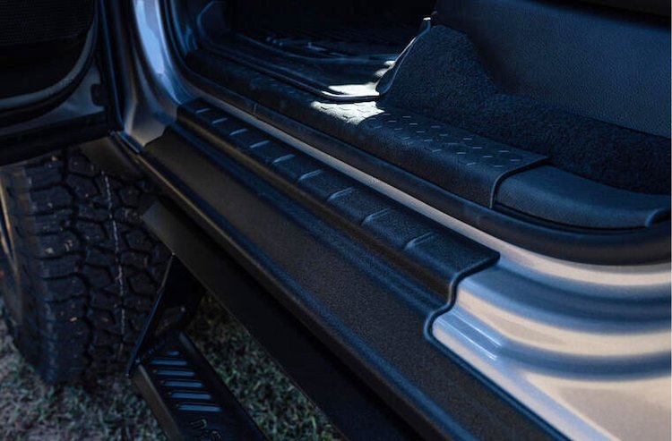 Trail Armor Rocker Panel Cover Set fits Select Late-Model Ford Bronco 2-Door