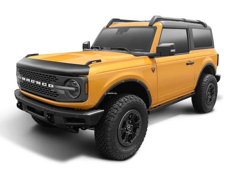 Trail Armor Fender Flare Delete Kit for Late-Model Ford Bronco 2-Door/4-Door