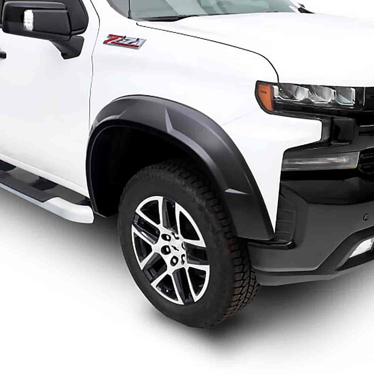 DRT-Style Front Fender Flares for Select Chevrolet Silverado 2500HD/3500HD Trucks