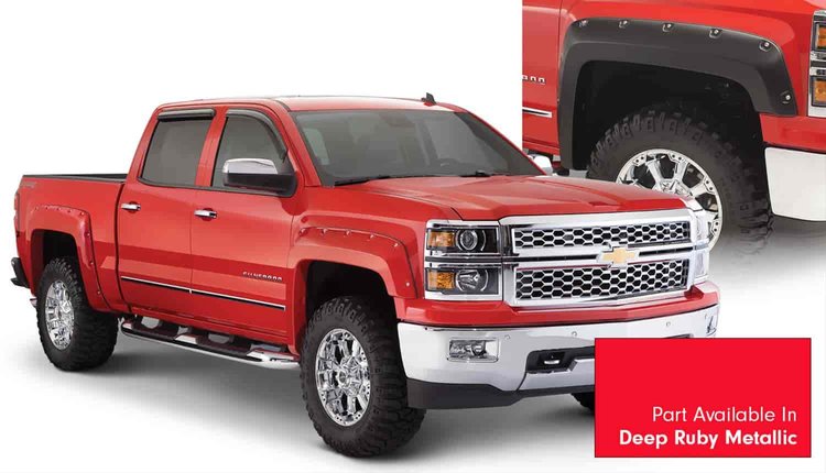 Pocket Style Fender Flares 2014-15 GM Silverado 15/25/3500 HD