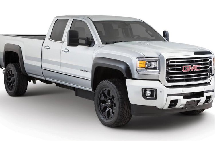 Extend-A-Fender Front/Rear Fender Flares for Select Late-Model GMC Sierra 2500 Trucks