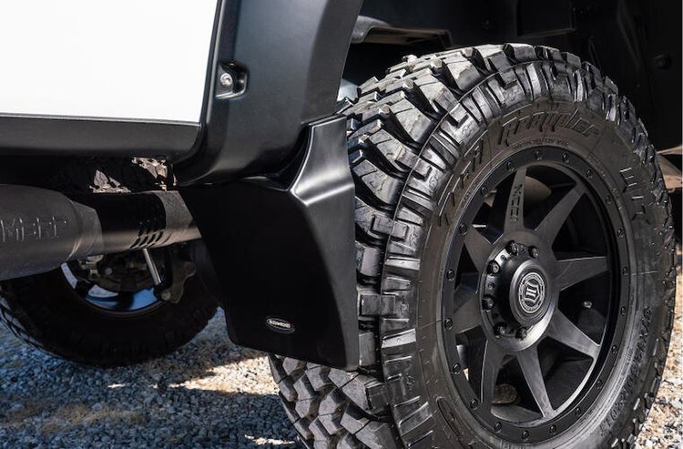 Trail Armor Rear Mud Flaps 2011-2016 Ford F-250/F-350 Super Duty - OEM Matte Black Finish