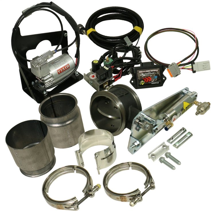 1027345 Cummins 6.7L Exhaust Brake Remote Air 5.0in Dodge 2007.5-2017 w/Non-VGT Turbo
