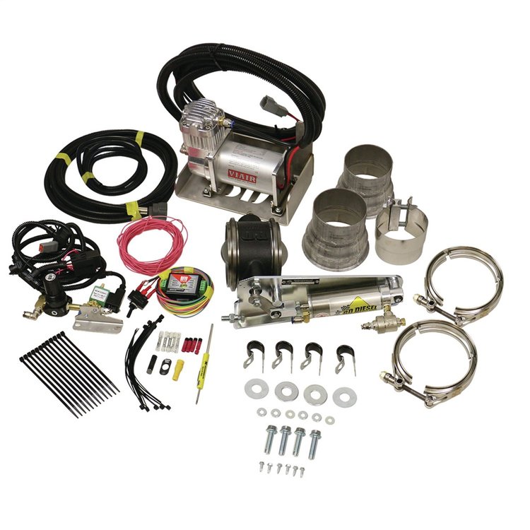 1028135 Exhaust Brake - Universal 3.5-Inch c/w Air Compressor