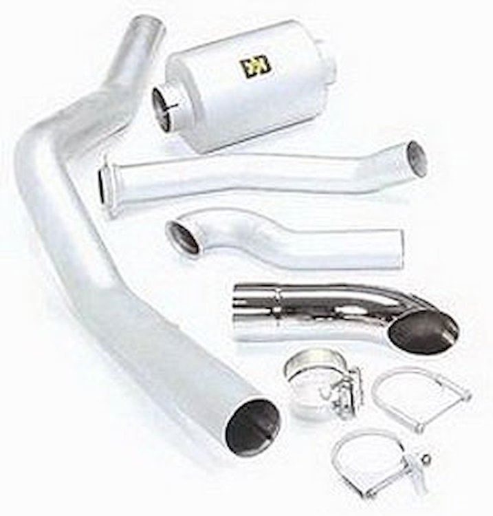 Exhaust Kit Ford 4in Cat Back 1994-97 7.3L no muff