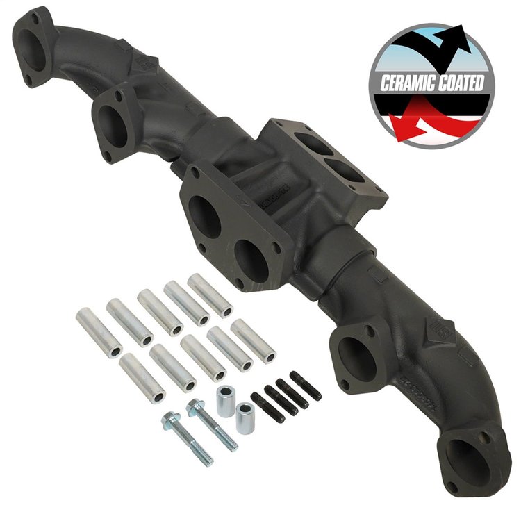 1048006 Exhaust Manifold, Ceramic Coated, ISX Cummins T6, Signature 600/ISX Pre-02