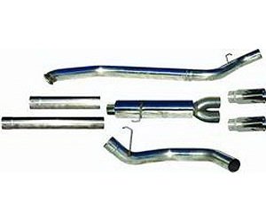 Exhaust Kit Stainless Single - 1994-2002 Dodge