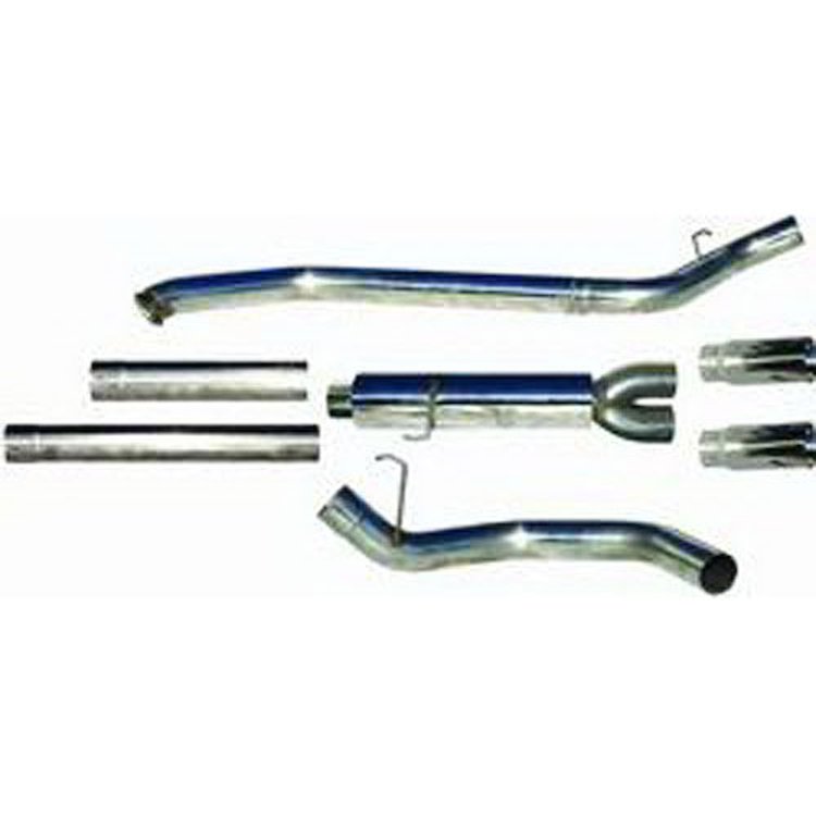 Exhaust Kit Stainless Cat Back Single - 2003-2006 Ford 6.0L