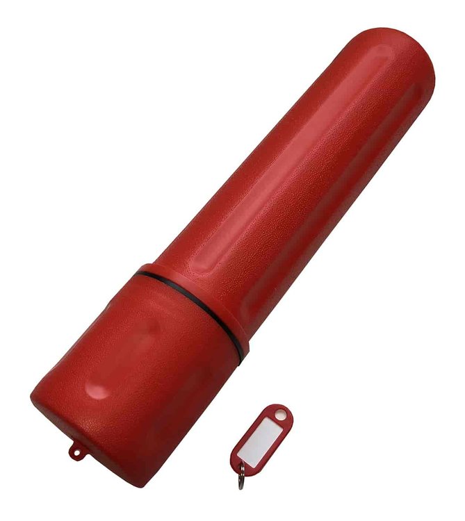 ROD TUBE 3IN X 14IN RED