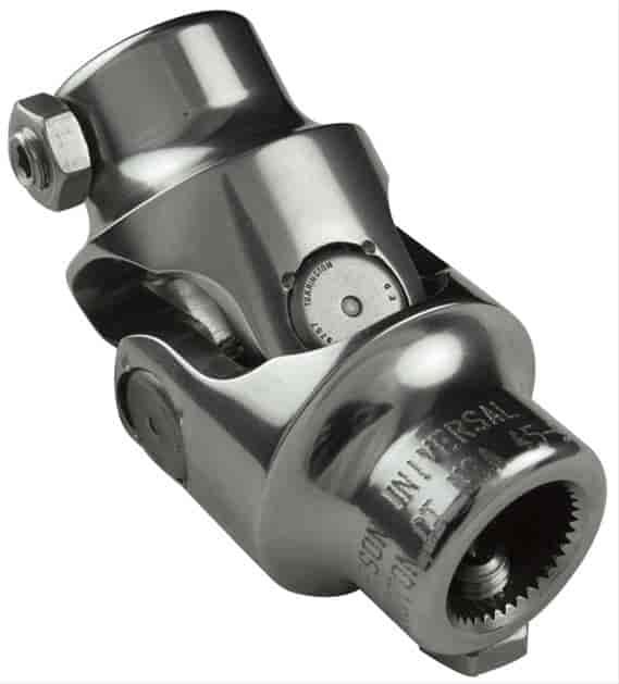Polished Stainless Double D U-Joint 3/4" DD x 3/4" DD