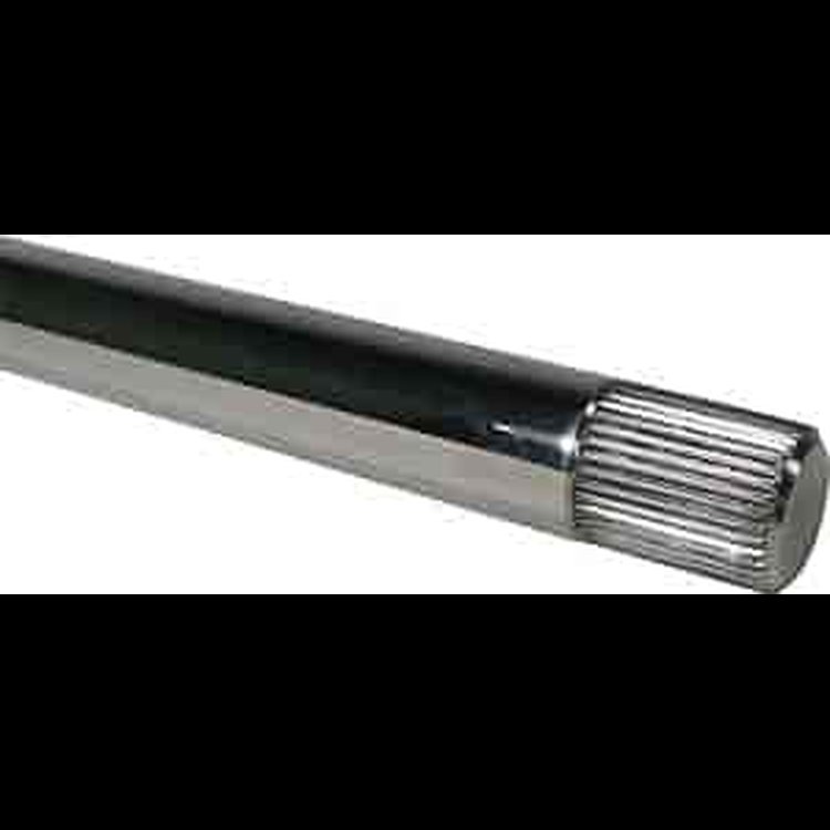 Steering Shaft 3/4-36 Splined POL SS 16.75-in Long 7/8 Spline Length
