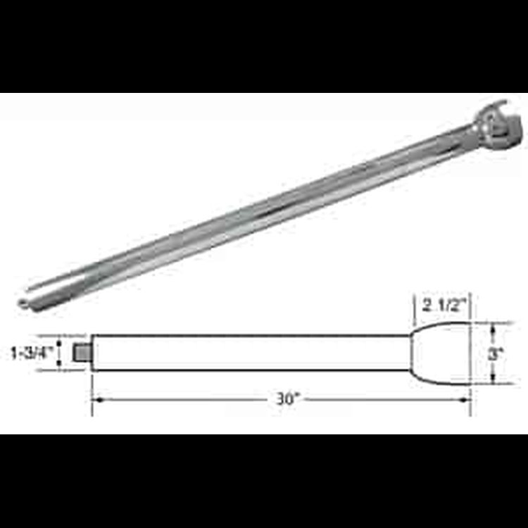 STEERING COLUMN 30" Brushed Finish
