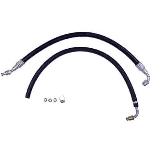Power Steering Hose Kit 1971-73 GM Saginaw Pump to Borgeson 800128 Conversion Box