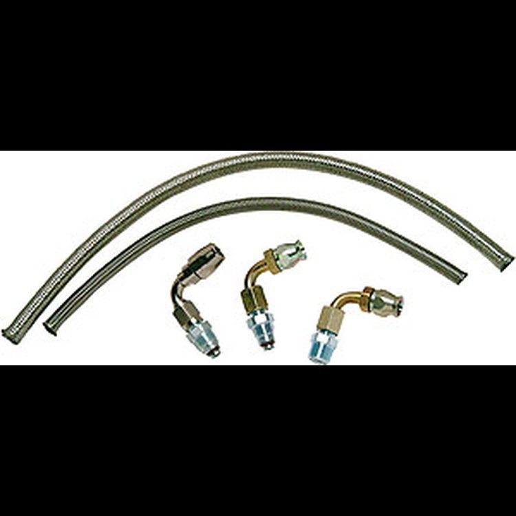 Power Steering Hose Kit GM Self-Contained Pump to 1979-97 Mustang Rack