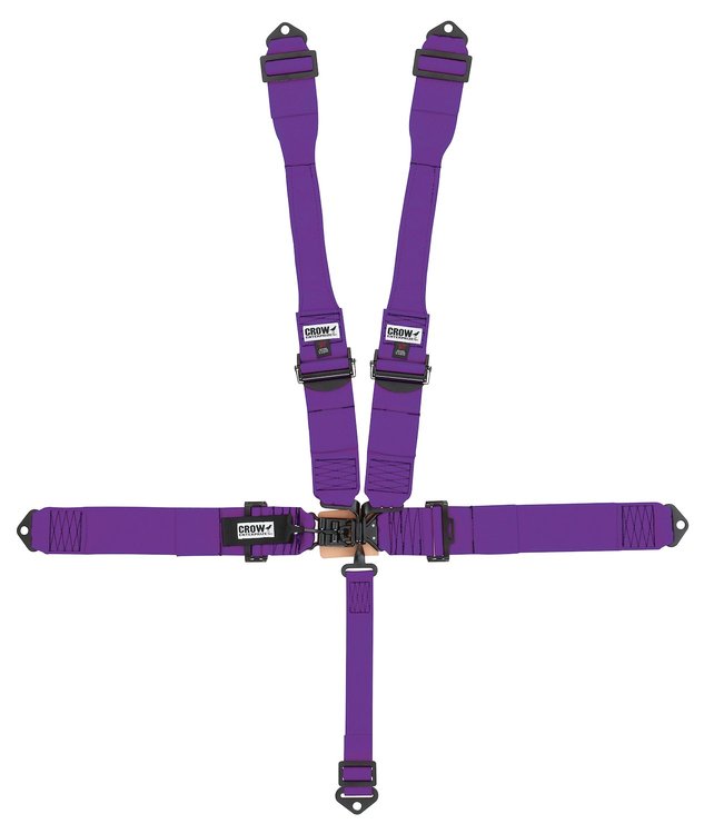 11005PRB-Q Racing Harness [5-Point, 3 in., Latch and Link, Pull-Down, Black, Wrap-Around]