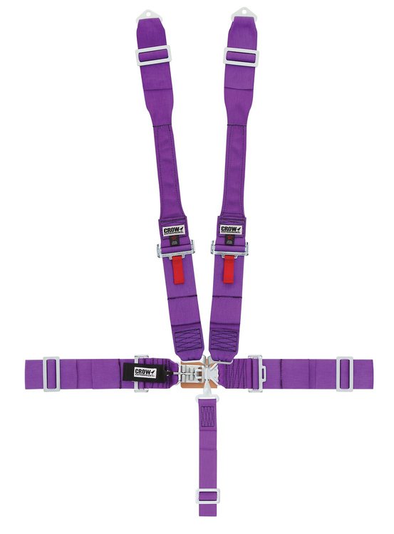 11015PRB Latch and Link Harness [5-Point, 3 in Belts, 50 in Length, Pull-Down, Individual, Aluminum Adjusters]
