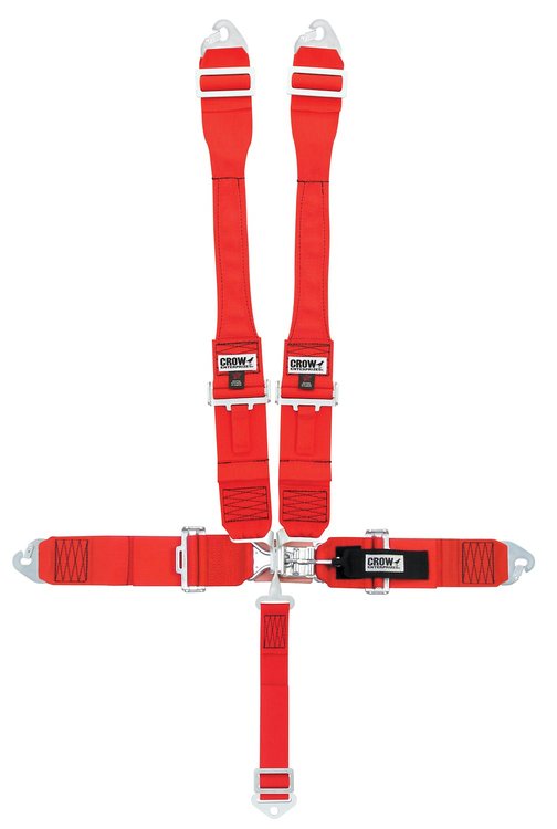11042PS Latch and Link Harness [5-Point, 3 in Belts, 50 in Length, Pull-Down, Pads, Springs, Clip-In, Sub-Belt Bolt-In]
