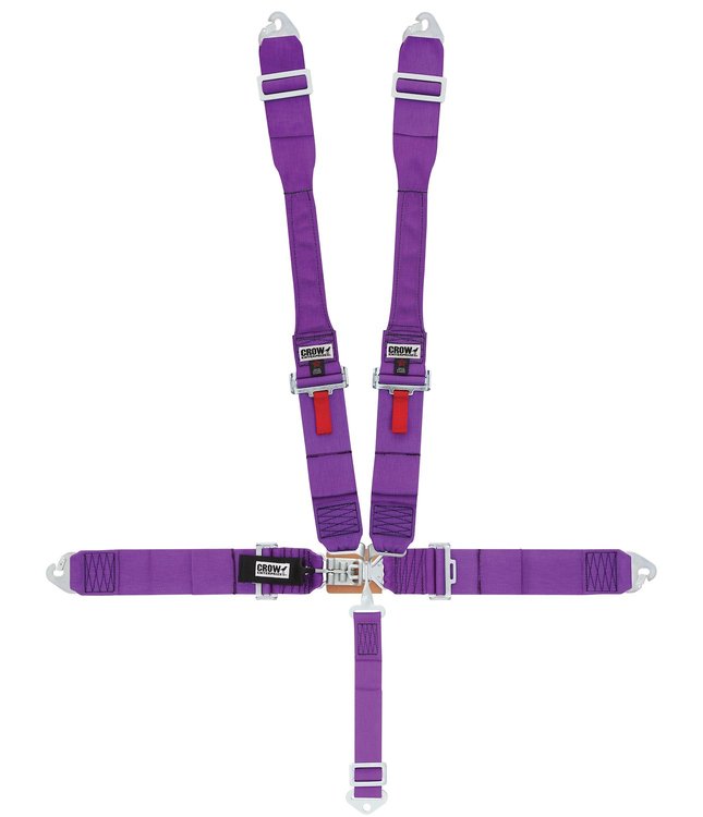 11045P Latch and Link Harness [5-Point, 3 in Belts, 50 in Length, Pull-Down, Pads, Clip-In, Sub-Belt Bolt-In, Bolt-In]