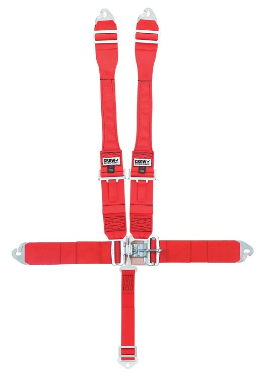 11052P Quick Adjust Latch and Link Harness [5-Point, 3 in Belts, 50 in Length, Pull-Down, Pads, 4 Eye Bolts Included]