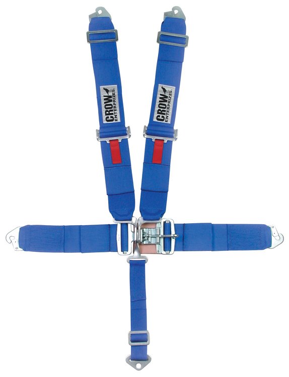 11053B 5-Point Quick-Release V-Harness Safety Harness [50 in., Blue]
