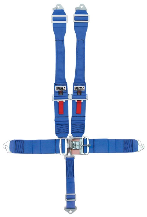 11053P Quick Adjust Latch and Link Harness [5-Point, 3 in Belts, 50 in Length, Pull-Down, Pads, 4 Eye Bolts Included]