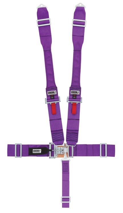 11075DB-Q Racing Harness [5-Point, 3 in., Quick-Adjust, Pull-Down, Blue, Wrap-Around]