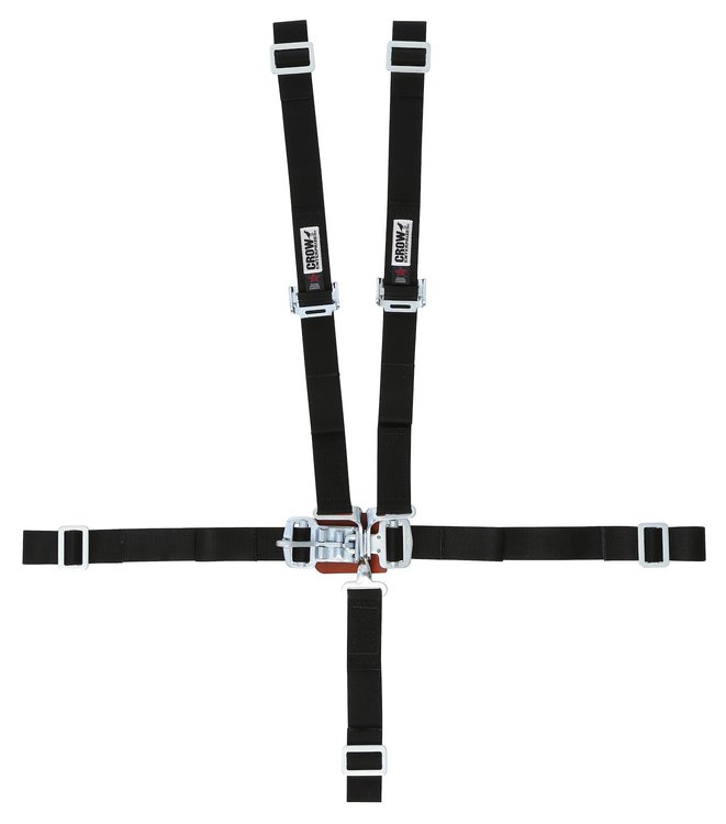 11094ADB Quick Adjust Latch and Link Harness [5-Point, 3 in Belts, 50 in Length, Pull-Down, V-Dog Bone, Dog Bone, Bolt-In]