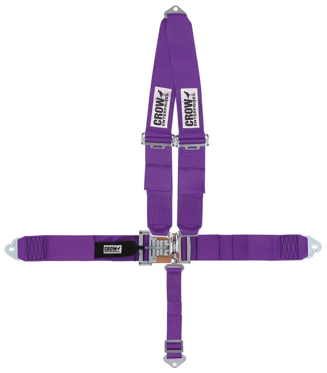 11095A Quick Adjust Latch and Link Harness [5-Point, 3 in Belts, 50 in Length, Pull-Down, V-Harness, Bolt-In, Clip-In]