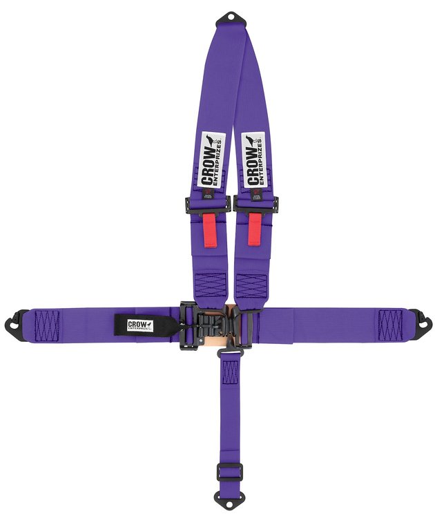11095ADB Quick Adjust Latch and Link Harness [5-Point, 3 in Belts, 50 in Length, Pull-Down, V-Harness, Bolt-In, Clip-In]