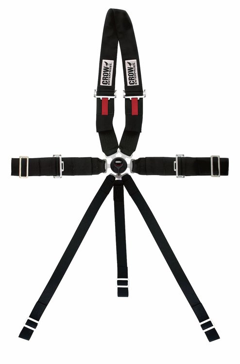 11104-7 Kamlock Harness [3 in Belts, 50 in Length, Pull-Down, Dog Bone, Individual, Bolt-In, SFI 16.5]