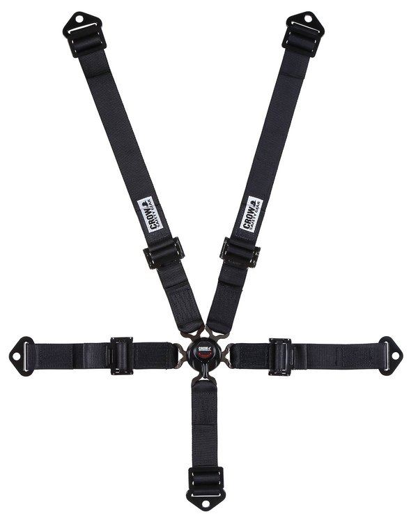 11104B-DB-Q Racing Harness [5-Point, 3 in., Cam-Lock, Pull-Down, Black, Bolt-In]