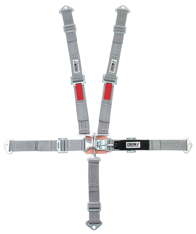 11176-Q Junior Racing Harness [5-Point, 2 in., Latch and Link, Pull-Down, Black, Bolt-In]