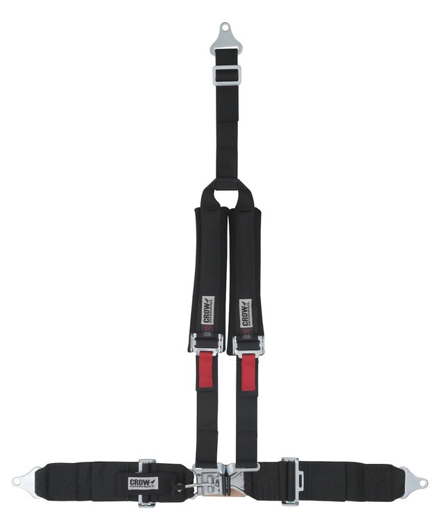 11206P Harness [4-Point, 3 x 2 in Belts, Sand Car, Y-Harness, Pads, Bolt-In, Gray]