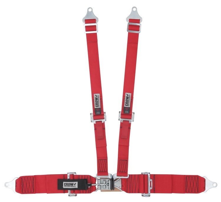 11216P Harness [4-Point, 3 x 2 in Belts, Sand Car, Pads, Bolt-In, Gray]