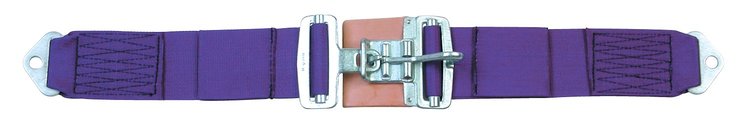 11254B Quick Adjust Latch and Link Harness [3 in Belts, 50 in Length, Pull-Down, Black Hardware, Bolt-In, Black]