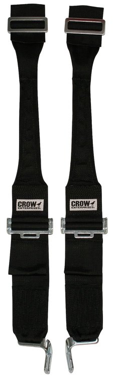 11366 Latch and Link Harness [3 in Belts, Wrap-Around, Gray]