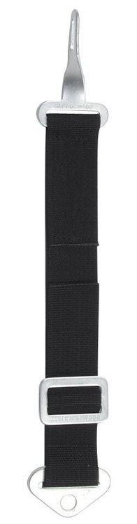 11384B Latch and Link Harness [2 in Belts, Black Hardware, Bolt-In, Wrap-Around, Black]
