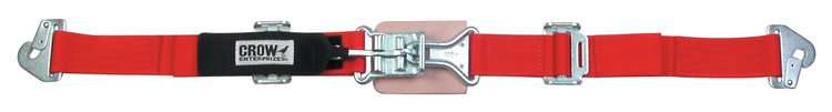 11514A Latch and Link Lap Belt [2 in Belt, 50 in Length, Pull-Up, Clip-In, Includes 2 Eye Bolts, Nut and Washer, Black]
