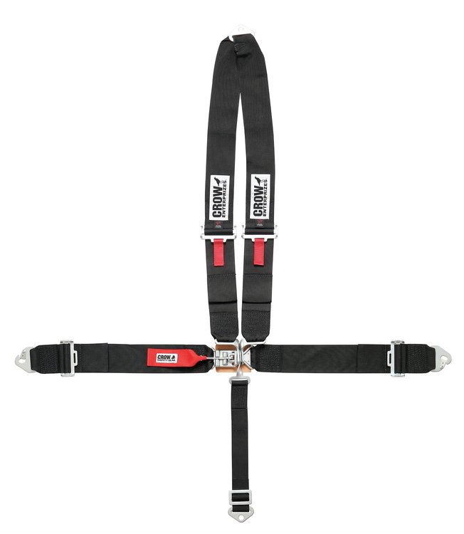 20044 Latch and Link Harness [5-Point, 3 in Belts, Pull-Up, Clip-In, Black]