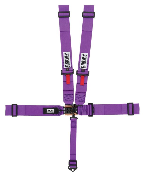 20055B-Q Sprint Car Racing Harness [5-Point, 3 in., Latch and Link, Pull-Down, Black, Wrap-Around]