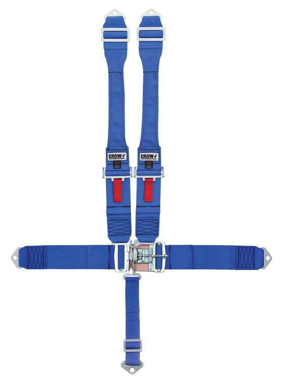 20073DB Quick Adjust Latch and Link Harness [5-Point, 3 in Belts, 40 in Length, Pull-Down, Dog Bone, Bolt-In]