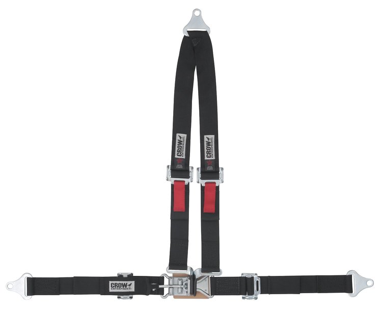 20093 Latch and Link Harness [4-Point, 2 x 2 in Belts, Sand Car, V-Harness, Bolt-In, Blue]
