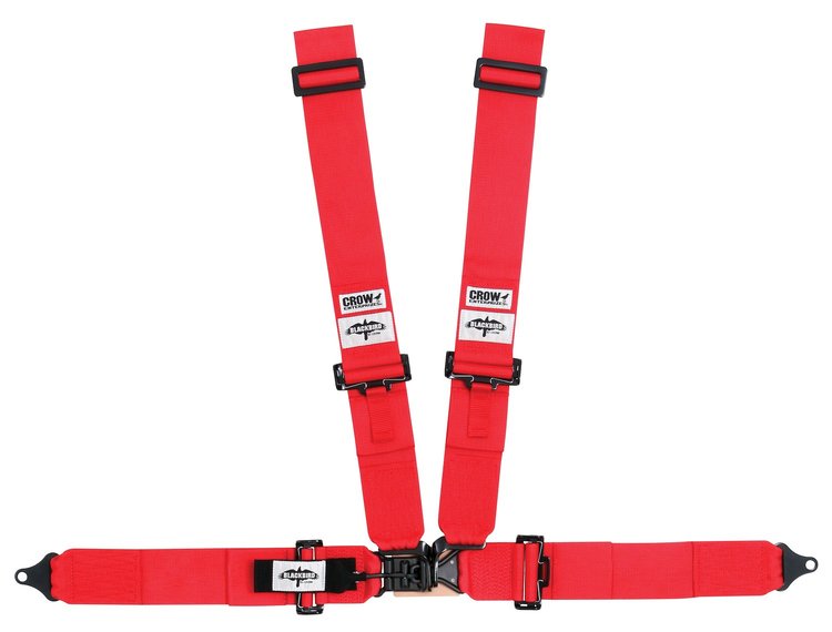 20136 Latch and Link Harness [4-Point, 3 x 3 in Belts, Sand Car, Bolt-In, Wrap-Around, Gray]