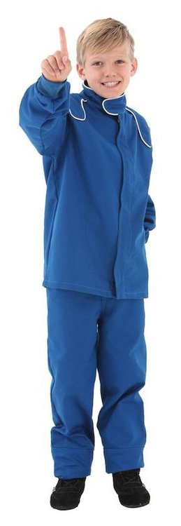 26113L FR Cotton Single-Layer Junior Pant [Small 6-8, Small, Blue, Legacy Style, SFI 3.2A/1]