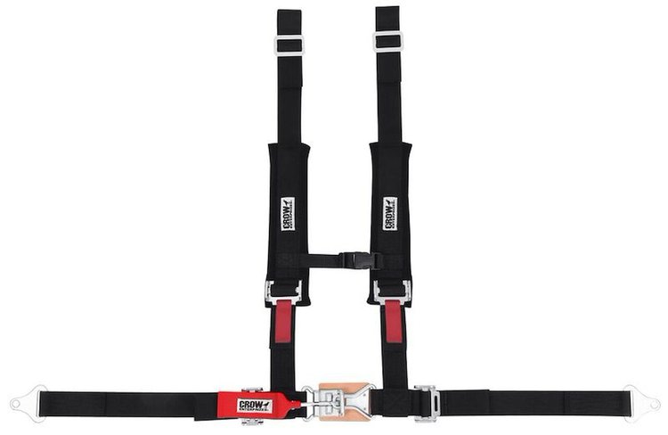 30102 Latch and Link Harness [4-Point, 2 x 2 in Belts, UTV Restraints, Individual, Pads, Plastic Sternum Buckle]