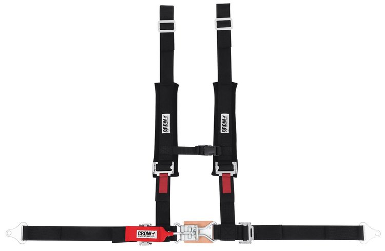 30103 Latch and Link Harness [4-Point, 2 x 2 in Belts, UTV Restraints, Individual, Pads, Plastic Sternum Buckle]