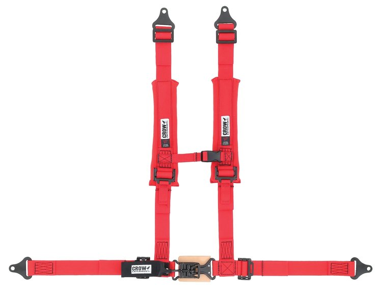 31014 Kamlock Harness [6-Point, Pull-Down, Individual, Aluminum Adjusters, Black Hardware, Clip-In, Black]