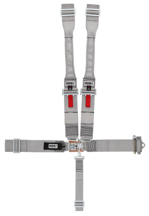 40066A Latch and Link Harness [5-Point, 3 in Belts, Sprint Car, Dog Bone, Ratchet, Right Side, Stationary Side, Bolt-In]