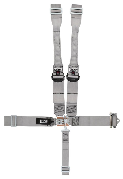 40092 Latch and Link Harness [6-Point, 3 in Belts, Sprint Car, Dog Bone, Ratchet, Right Side, Stationary Side, Wrap-Around]