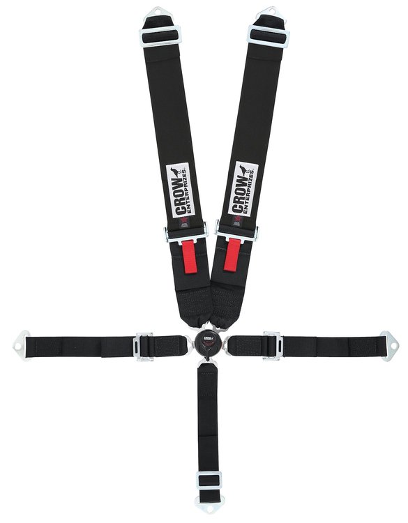41084 Kamlock Harness [5-Point, 2 x 3 in Belts, Pull-Down, Bolt-In, Black]